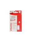 Velcro coins monedas adhesivas PS30 16 mm blanco, blister de 16 juegos