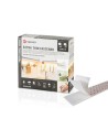 Velcro cinta adhesiva HTH830+V3894 PS30 20 mm blanco, juego de 5 metros