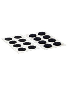 Velcro coins monedas adhesivas PS30 16 mm negro, blister de 16 juegos 2