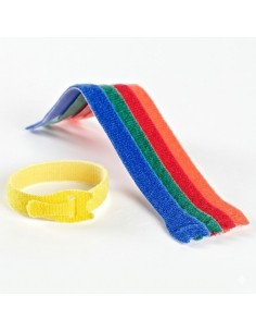 Velcro bridas reutilizables 12 mm x 20 cm multicolor, blister de 5 und. 2