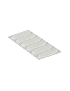 Velcro óvalos adhesivos PS30 35x12 mm super slim blanco, blister de 18 juegos 2