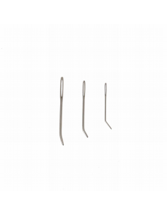 Agujas curvas punto y crochet Bohin 83097, blister de 3 und. 2