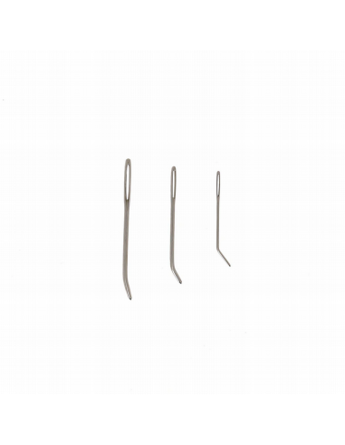 Agujas curvas punto y crochet Bohin 83097, blister de 3 und.