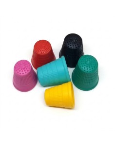 Dedal plástico rígido colores 98200, 10 und.