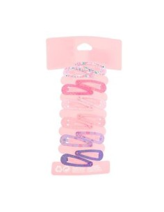 Clips estampados fantasía 3 cm Inca 43558, blister de 12 und.