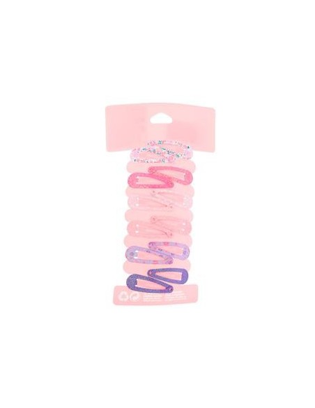Clips estampados fantasía 3 cm Inca 43558, blister de 12 und.
