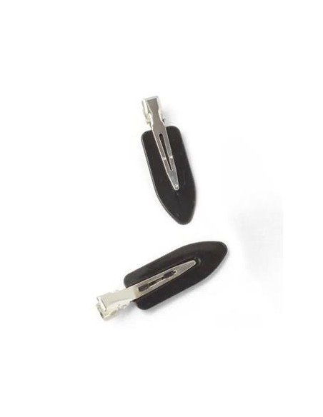 Clips negros de ajuste sin pliegue Inca 43945, blister de 2 und.