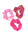 Scrunchie arrugado rosa Inca 43935, blister de 3 und.
