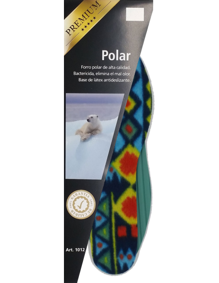 Plantilla forro polar 1012, par