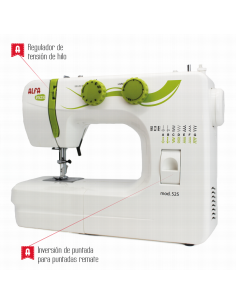 Máquina coser doméstica Inizia Alfa 525 Zig-zag 2