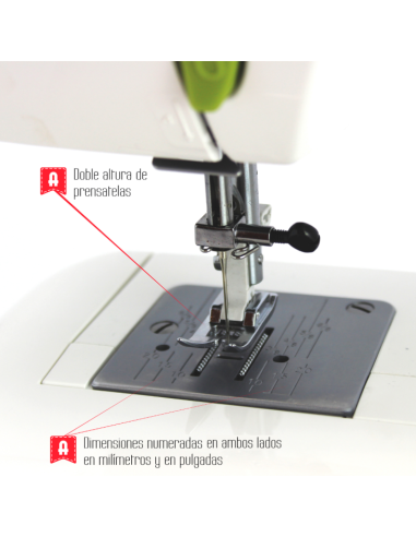 Máquina coser doméstica Inizia Alfa 525 Zig-zag