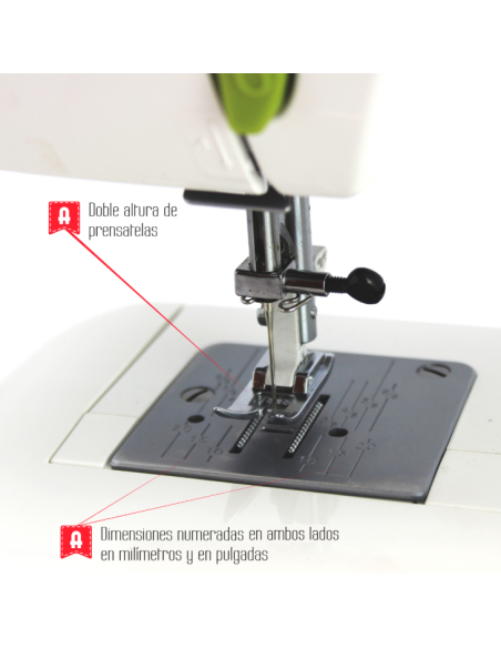 Máquina coser doméstica Inizia Alfa 525 Zig-zag