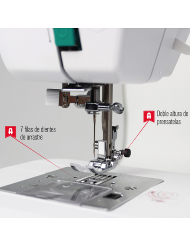 Máquina coser electrónica Alfa Zart Plus