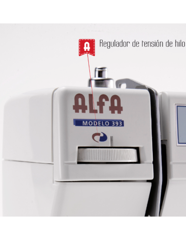 Máquina coser doméstica Alfa 393 TDL Zig-Zag