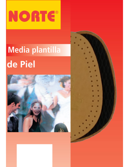 Media plantilla piel 3024, par