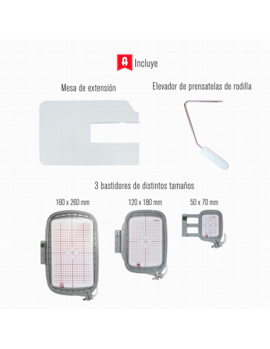 Máquina bordadora Alfa Combo