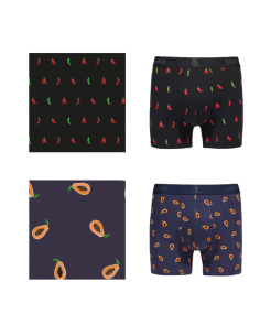 Bóxer fantasía bamboo Médite 0212484, pack 2 boxer