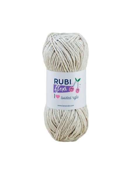 Lana Rubí VHA57 Flexi Rafia, ovillo de 100 gr