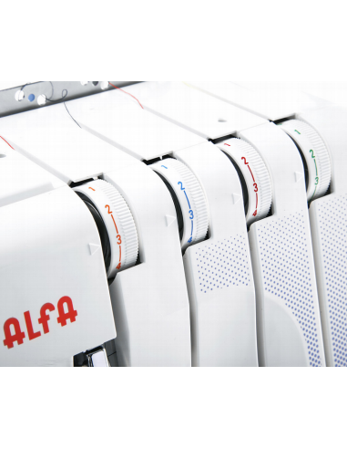 Máquina Overlock semi profesional Alfa 8703