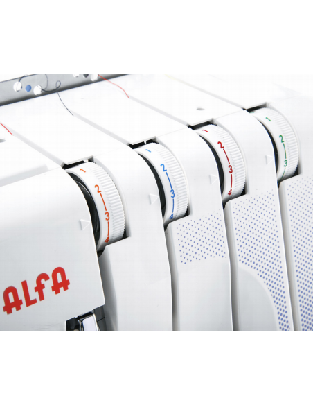 Máquina Overlock semi profesional Alfa 8703
