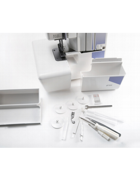 Máquina Overlock semi profesional Alfa 8703
