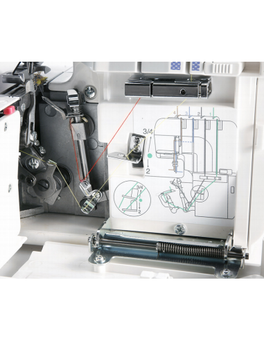 Máquina Overlock semi profesional Alfa 8703