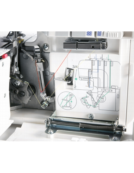 Máquina Overlock semi profesional Alfa 8703