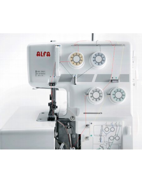 Máquina Overlock semi profesional Alfa 8704