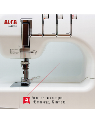 Máquina recubridora semi profesional Alfa 8706
