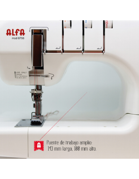 Máquina recubridora semi profesional Alfa 8706
