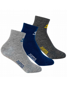 Calcetín tobillero alto deportivo Joma JS2051TA, pack de 3 pares