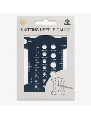 Calibre para agujas de tejer Tulip AC053E, und.