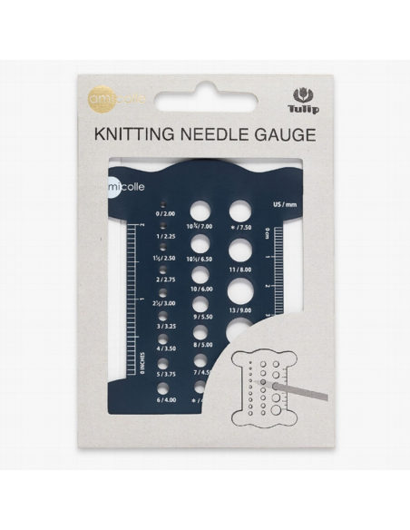 Calibre para agujas de tejer Tulip AC053E, und.