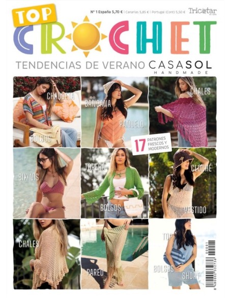 Revista Top Crochet verano Casasol Nº 1