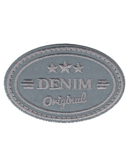 Aplicación 5896 Denim Original (6,00 x 4,40 cm), 3 u