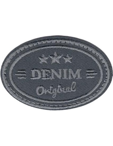 Aplicación 5896 Denim Original (6,00 x 4,40 cm), 3 u
