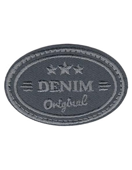 Aplicación 5896 Denim Original (6,00 x 4,40 cm), 3 u