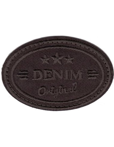 Aplicación 5896 Denim Original (6,00 x 4,40 cm), 3 u