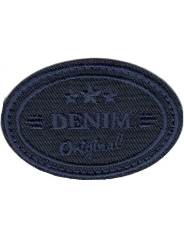 Aplicación 5896 Denim Original (6,00 x 4,40 cm), 3 u