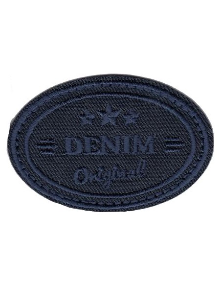 Aplicación 5896 Denim Original (6,00 x 4,40 cm), 3 u