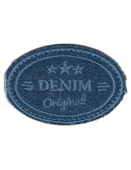 Aplicación 5896 Denim Original (6,00 x 4,40 cm), 3 u