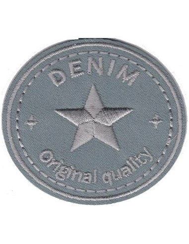 Aplicación 5897 Denim Original (5,30 x 5,30 cm), 3 u