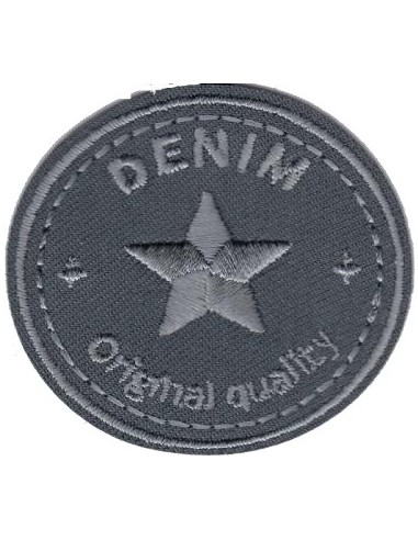 Aplicación 5897 Denim Original (5,30 x 5,30 cm), 3 u