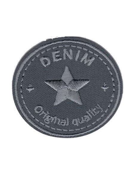 Aplicación 5897 Denim Original (5,30 x 5,30 cm), 3 u