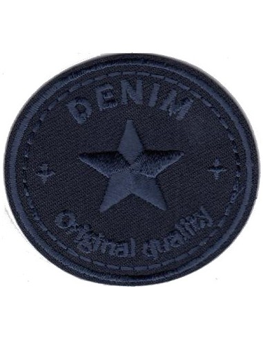 Aplicación 5897 Denim Original (5,30 x 5,30 cm), 3 u