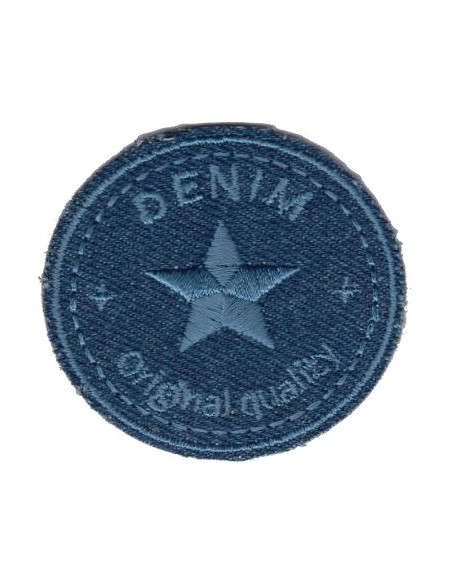 Aplicación 5897 Denim Original (5,30 x 5,30 cm), 3 u