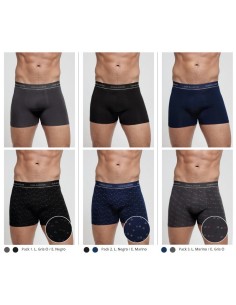 Bóxer Don Algodón PB723, pack de 2 boxer 2