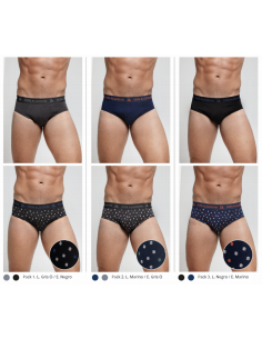 Slip hombre Don Algodón PS730, pack de 2 boxer 2