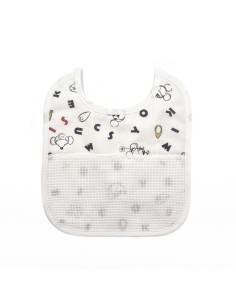Babero estampado 5704M2 Marbet (17,00 x 18,00 cm), blíster de 3 u 2