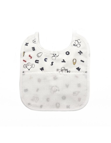 Babero estampado 5704M2 Marbet (17,00 x 18,00 cm), blíster de 3 u